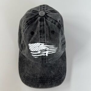Waldeal Gray And White Hat American Flag Fishing One Size Fits All